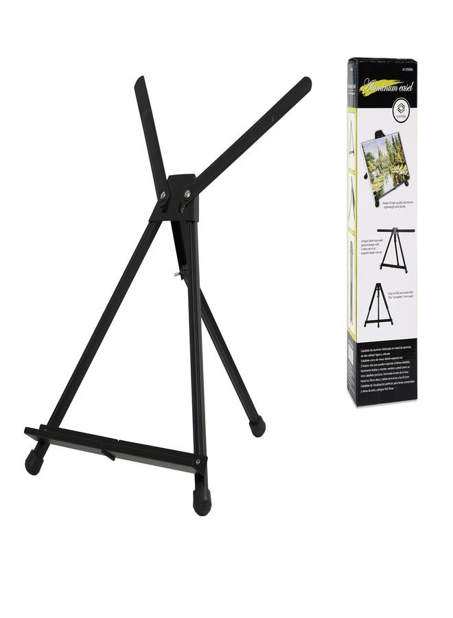 Conda Aluminum Tabletop Easel, Portable Tripod Display Stand Adjustable Height from 15" to 21" with Extension Arm Wings, Desktop Display Easel for Canvas, Paintings, Photos, Signs - Image 1
