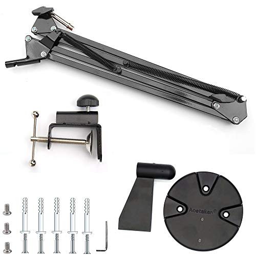 AceTaken Webcam Stand Kit, 2in1 Wall Mount and Clamp Arm Holder for Logitech C920 C920s C922x C930e C925e Brio - Image 3
