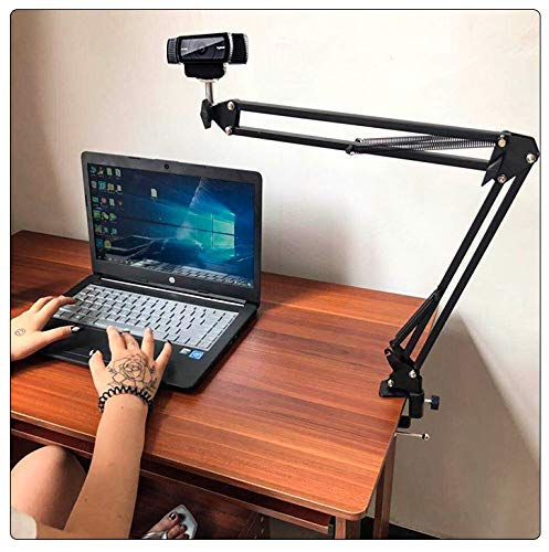 AceTaken Webcam Stand Kit, 2in1 Wall Mount and Clamp Arm Holder for Logitech C920 C920s C922x C930e C925e Brio - Image 4