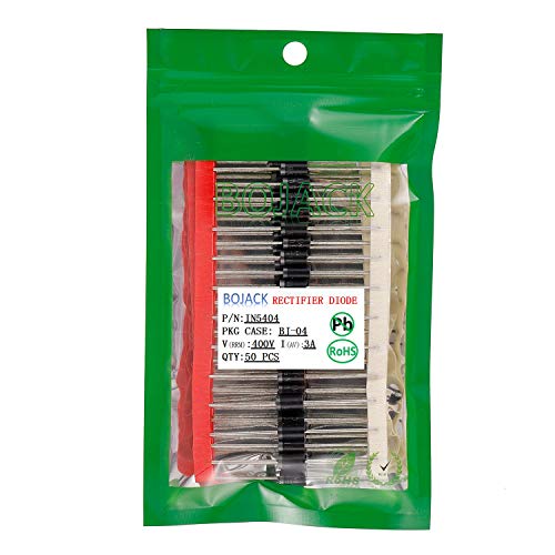 BOJACK دايود تصحيح BOJACK 1N5404 3 أ 400 ف DO-201AD محوري 5404 3 أمبير 400 فولت (عبوة من 50) - Image 2