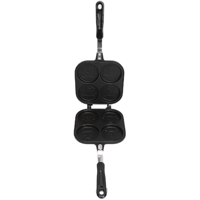 Sorandy 4 Cups Nonstick Double Sided Pancake Pan With Cartoon Animal Pattern Egg Frying Pan Egg Cooker Omelet Pan Breakfast Burger Cooker For Pancake Household Kitchen Cooking Tool - Image 3