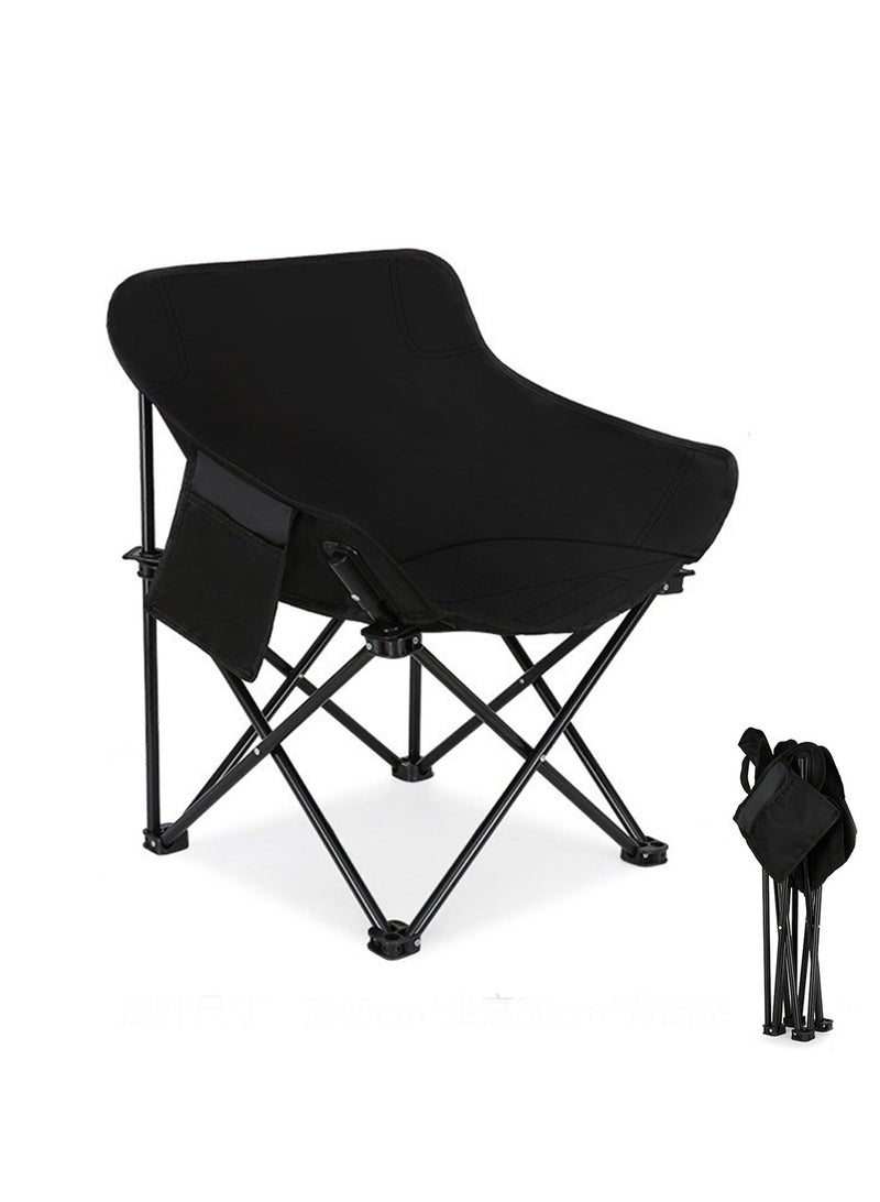Yolu Outdoor Camping Chair Folding Chairs with Carry Bag Lightweight seat Portable Chair for Camping, Hiking,Fishing, Beach, BBQ and Picnics  - Image 1