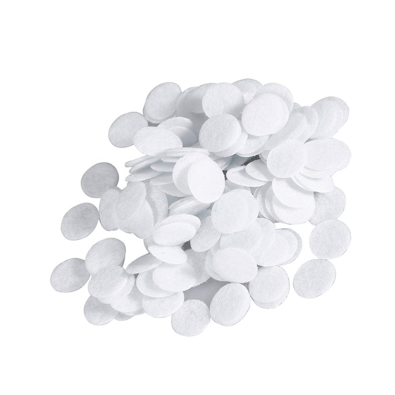 100pcs New Cotton Filter Round Filtering Pads For Blackhead Removal Beauty Machine (15mm) - Image 4
