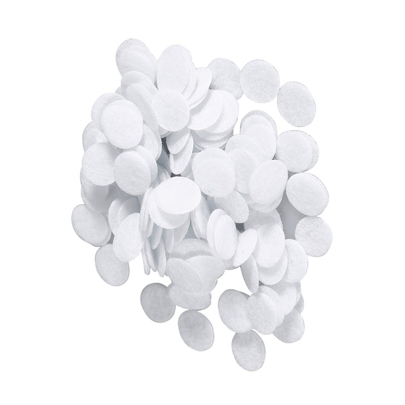 100pcs New Cotton Filter Round Filtering Pads For Blackhead Removal Beauty Machine (15mm) - Image 1