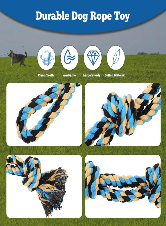 FAHKNS Outdoor Tug of War Dog Toy,Interactive Dog Toys with 2 Rope in Yard Park for Large Medium Small Dogs - Image 5
