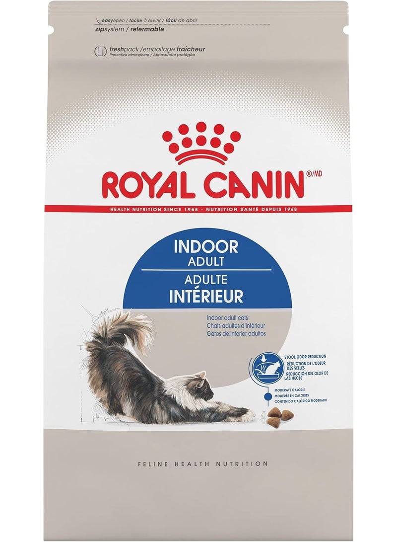 ROYAL CANIN طعام القطط الجاف للبالغين من رويال كانين للصحة الغذائية للقطط الداخلية، 7 باوند - Image 1