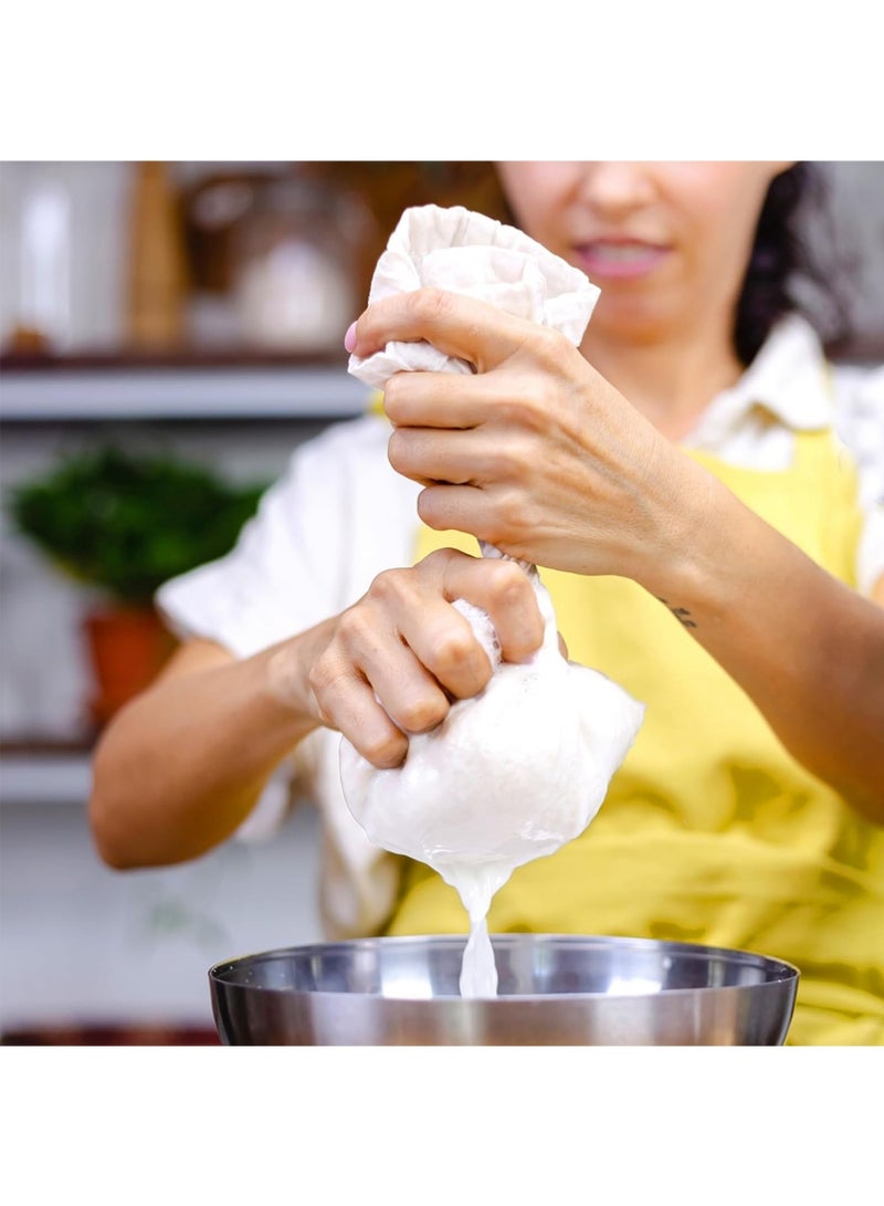 يوجي 4 قطع أكياس تصفية حليب الصويا من الدرجة الغذائية كيس تصفية عصير الخضروات - Image 2