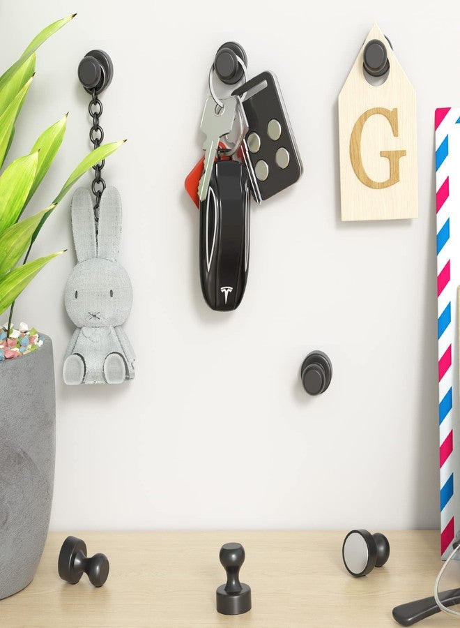 Grtard 48 Pack Black Magnetic Push Pins, Fridge Magnets for Whiteboard, Whiteboard Magnets Refrigerator Magnets, Small and Strong Push Pin Magnet for Office, School, Locker, and Map Magnet - Image 5