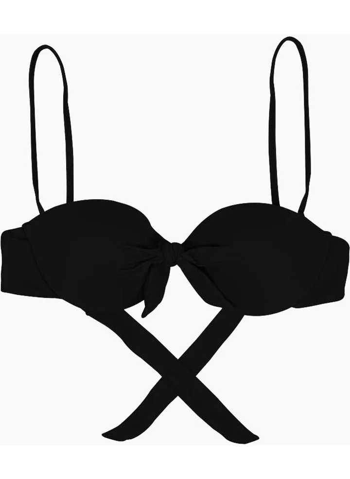 Ayyıldız 63546 Black Strapless Bikini Top