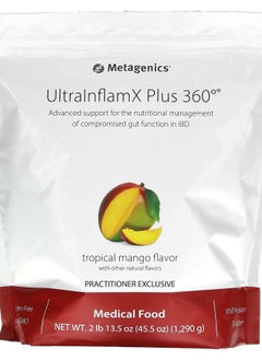 Metagenics UltralnflamX Plus 360° Medical Food Tropical Mango 45.5 oz (1290 g) 