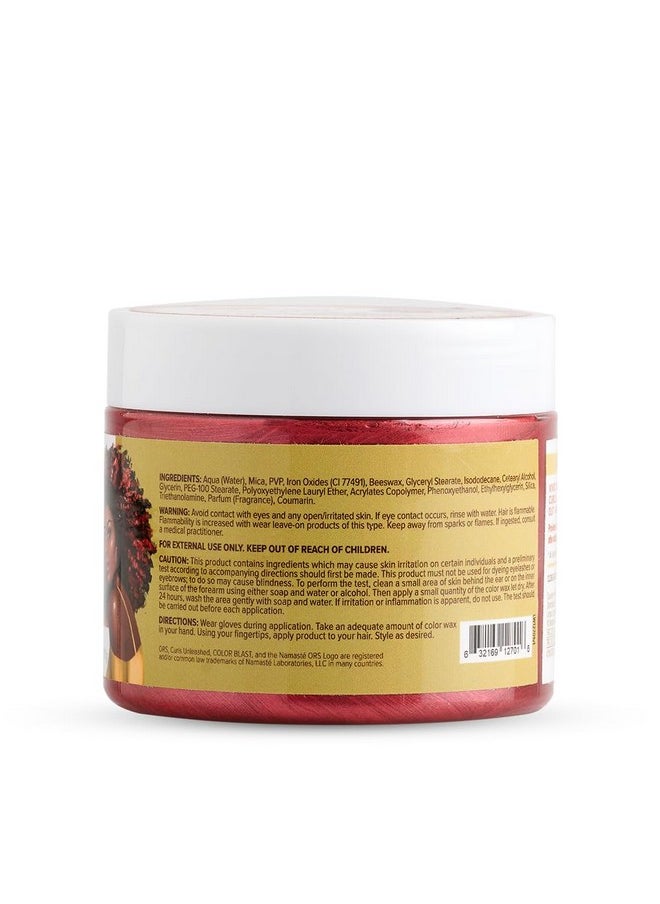 Curls Unleashed - Curls Unleashed Color Blast Temporary Color Wax, Infused with Beeswax & Castor Oil, Sangria (6.0 oz). - Image 1