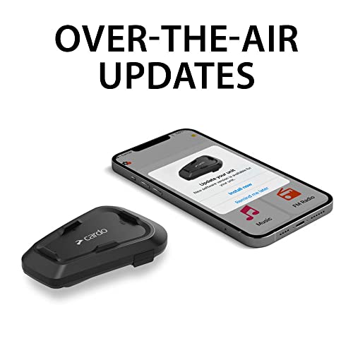 Cardo سماعة بلوتوث للدراجات النارية من كاردو سيستمز سبيريت، بلوتوث ثنائي الاتجاه، مكبرات صوت رفيعة 32 مم، مقاومة للماء، اتصال عالمي - عبوة فردية - Image 4