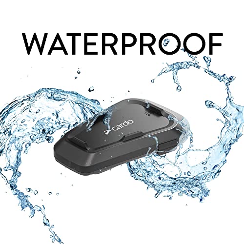 Cardo سماعة بلوتوث للدراجات النارية من كاردو سيستمز سبيريت، بلوتوث ثنائي الاتجاه، مكبرات صوت رفيعة 32 مم، مقاومة للماء، اتصال عالمي - عبوة فردية - Image 3