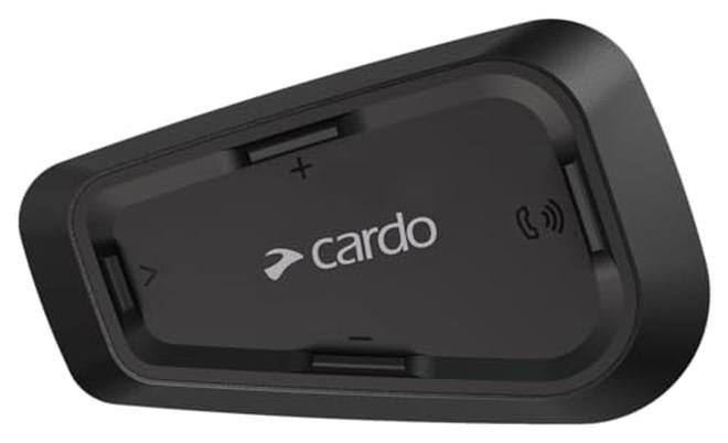 Cardo سماعة بلوتوث للدراجات النارية من كاردو سيستمز سبيريت، بلوتوث ثنائي الاتجاه، مكبرات صوت رفيعة 32 مم، مقاومة للماء، اتصال عالمي - عبوة فردية - Image 1