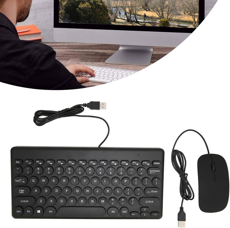 مجموعة لوحة المفاتيح والفأرة مريحة وعملية للأغراض العامة ملحقات كمبيوتر USB (#1) - Image 2