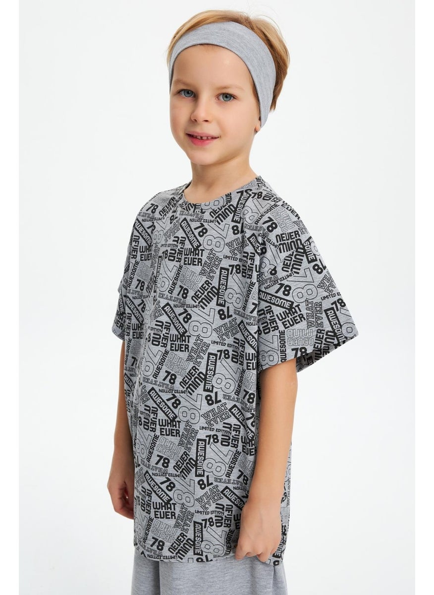 Babygiz Gray Men's Cotton Combed Non-Slip Anti-Sweat Flexible Hair Band  - Image 2