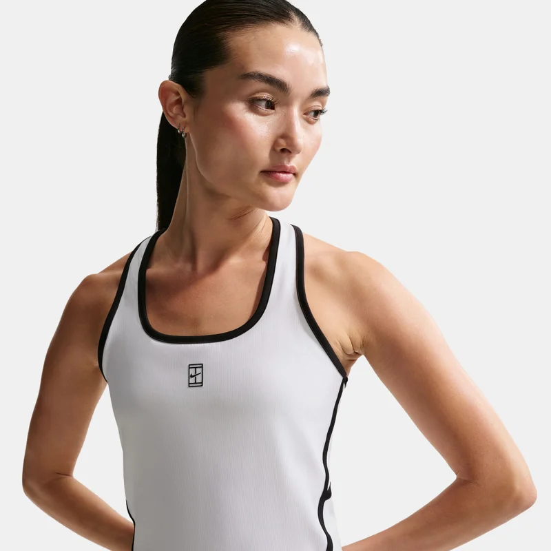 Nike White Women's NikeCourt Advantage Dri-FIT Tennis Tank Top for Women | Best Price UAE