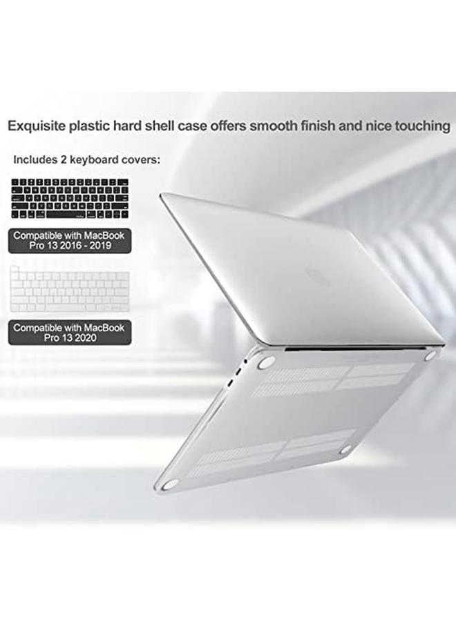 Procases Macbook Pro 13 Case 2022 2020 Release M1 Chip A2338 A2289 A2251 Hard Case Shell Cover And Keyboard Skin Cover For New Macbook Pro 13 Inch Crystal - Image 3