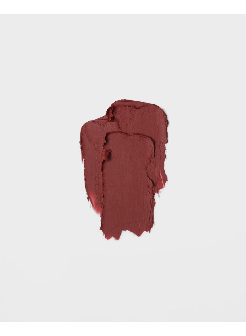 Prada Monochrome Hyper Matte Lipstick B03 Mahogany – High-Pigment Long-Wear Velvet Matte Lip Color - Image 4