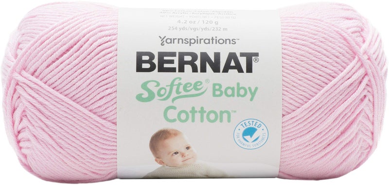 Bernat Softee Baby Cotton YARN, Petal - Image 2