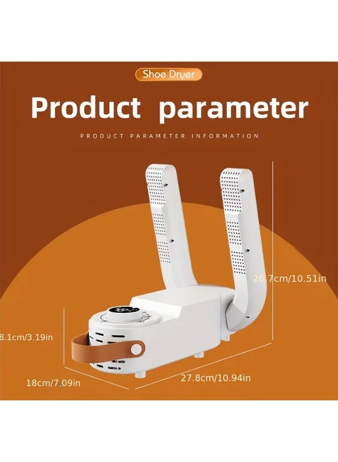 1pc Quick Heat Shoe Dryer – Automatic Timer & Fast Drying for Shoes, Boots & Gloves - Image 2