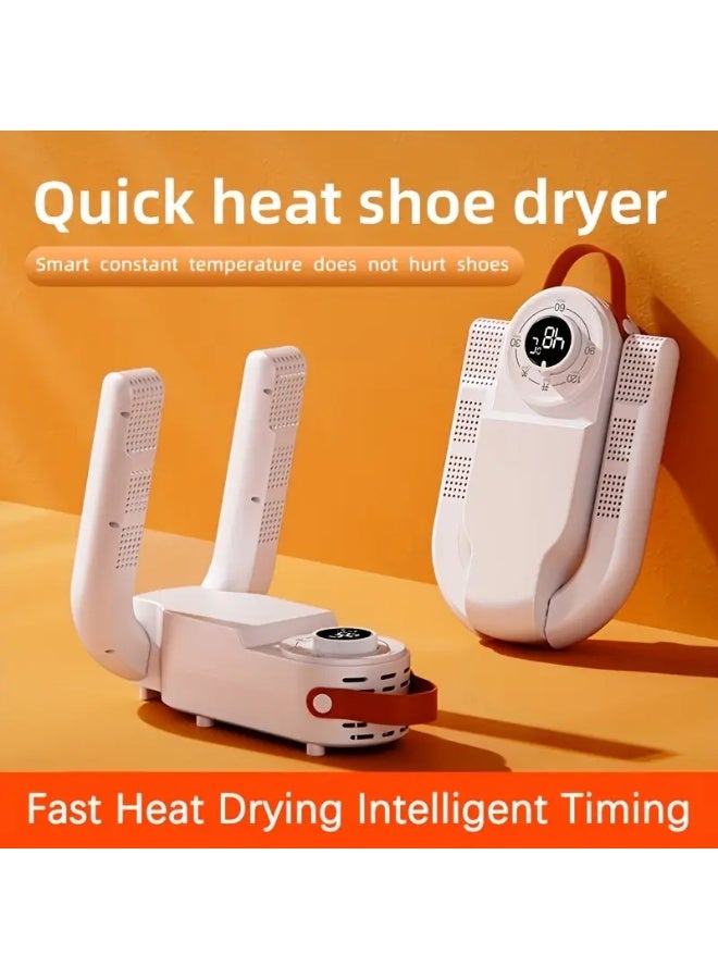 1pc Quick Heat Shoe Dryer – Automatic Timer & Fast Drying for Shoes, Boots & Gloves - Image 1
