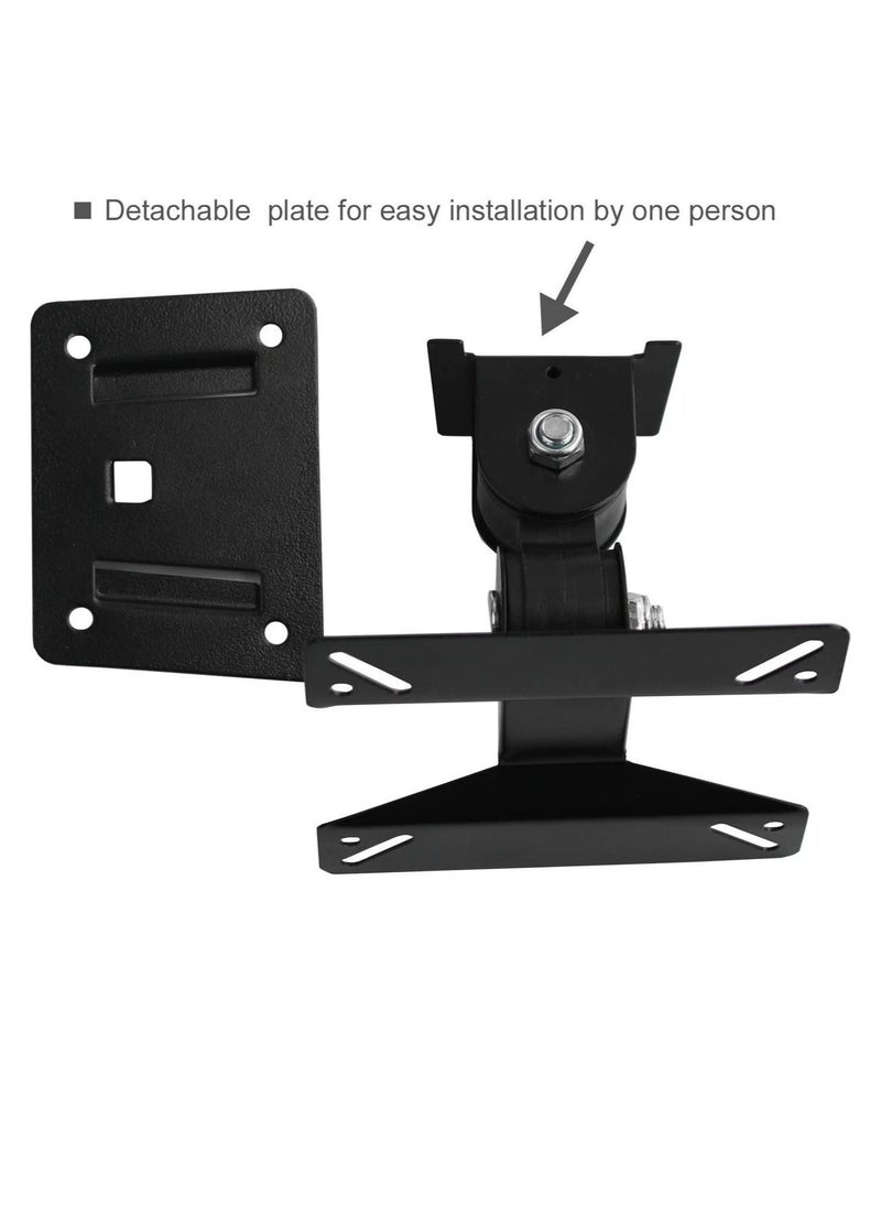 ELTRAZONE Universal Rotating Swivel Tilting LCD Monitor TV Bracket Wall Mount for Samsung, Sony, LG, Sharp, Haier, Toshiba,Element, TCL, Westinghouse 14 15 17 19 22 24 Inch, Plasma, LCD, LED, TV Monitors  - Image 3