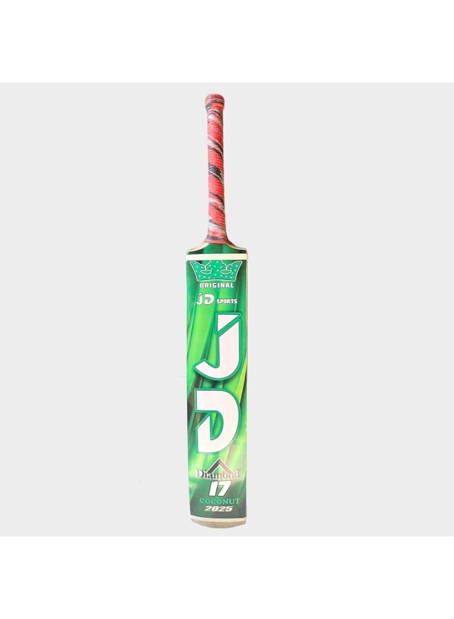 JD Cricket Bat – Lightweight Durable Bat for Tennis Ball & Tape-Ball Cricket with Anti-Slip Grip - Image 2