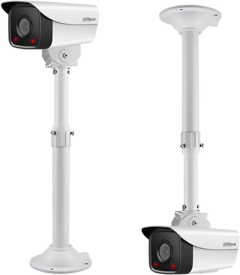 Bectro Metal CCTV Security Bullet & Dome 90 Degree Ceiling Mounting Bracket Indoor Outdoor Extendable from 24 Inch to 48 Inch, for Projector and CCTV 1MP to 12MP Compatible - Image 3