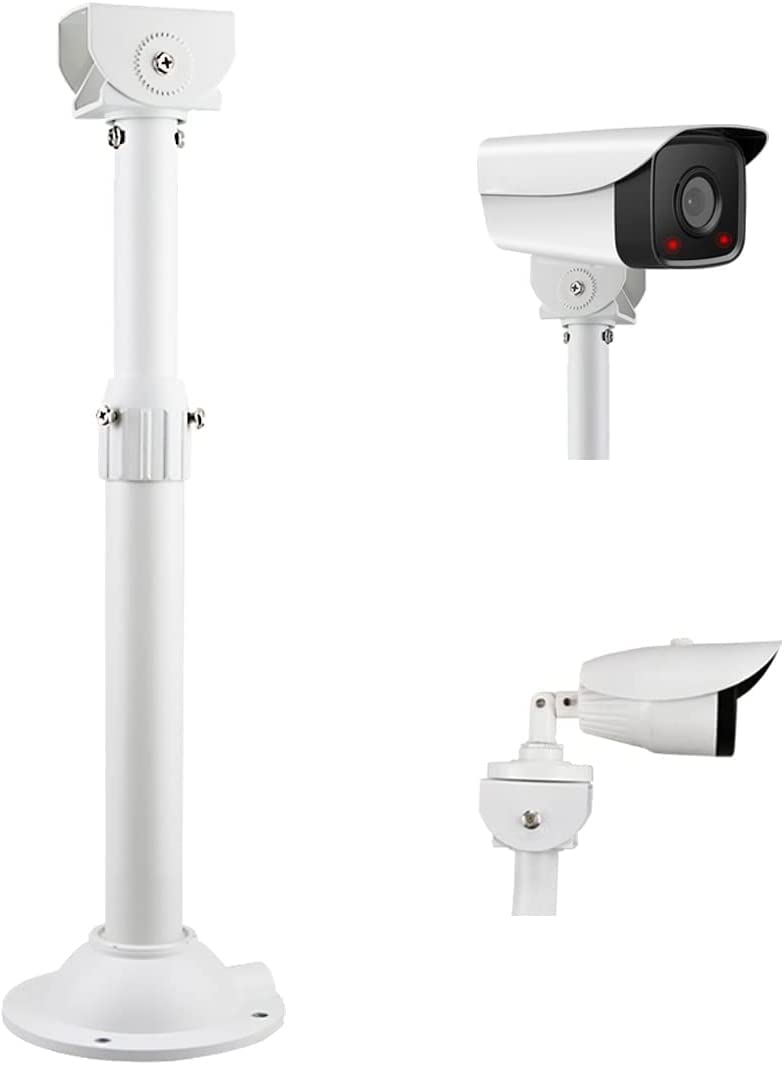 Bectro Metal CCTV Security Bullet & Dome 90 Degree Ceiling Mounting Bracket Indoor Outdoor Extendable from 24 Inch to 48 Inch, for Projector and CCTV 1MP to 12MP Compatible - Image 2