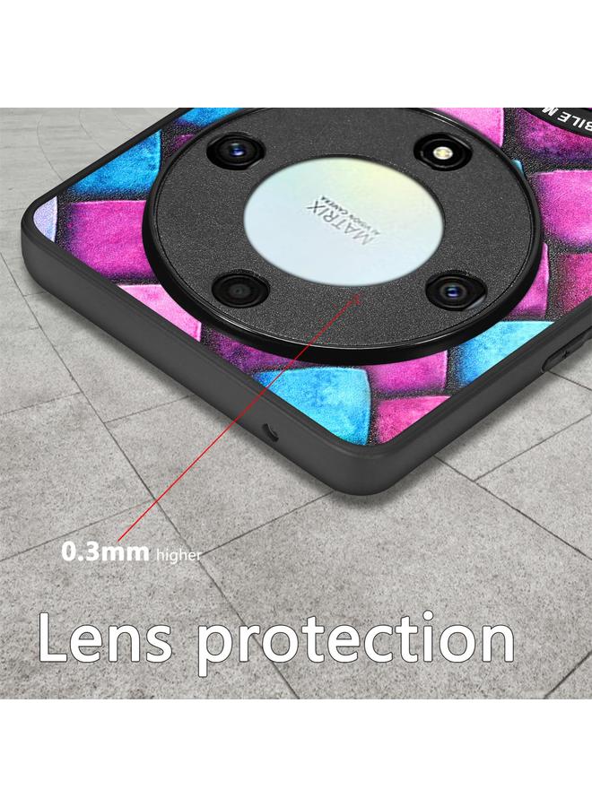 S-TOP Case For Honor X9A Colored Drawing Leather Skin Magnetic Back Cover Phone Case - Image 4