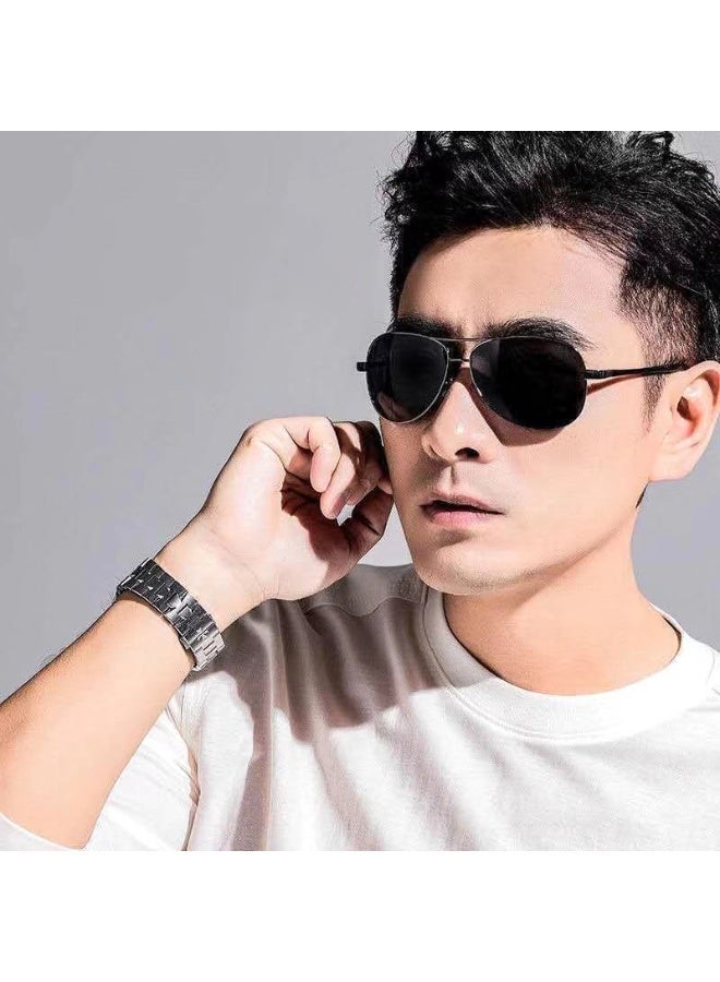 Men's Polarized Sunglasses UV400 Protection Classic Stylish Driving Sun Glasses Lightweight Durable Frame for Outdoor Daily Wear - Image 2
