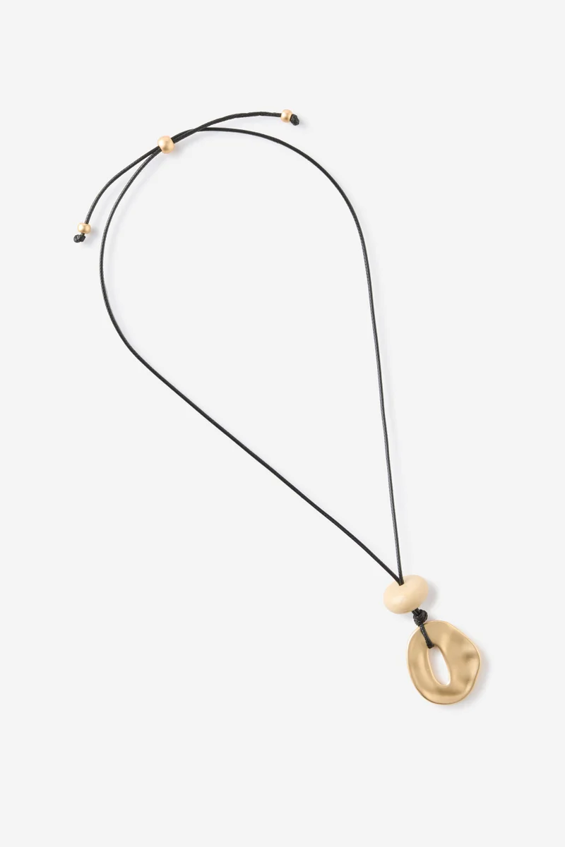 Cord Pendant Necklace