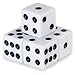 Brybelly Classic White Game Dice for Playing Board Games and Card Games 5Pack Set 16mm Regular Pipped SixSided Dice by Brybelly - Image 3