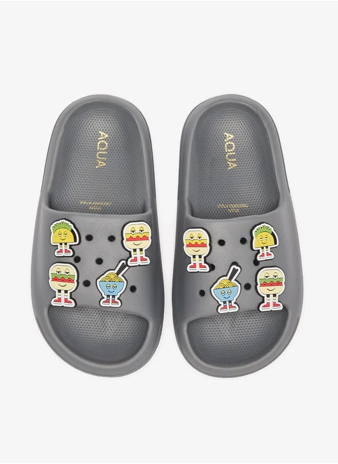 Aqua Embossed Slides