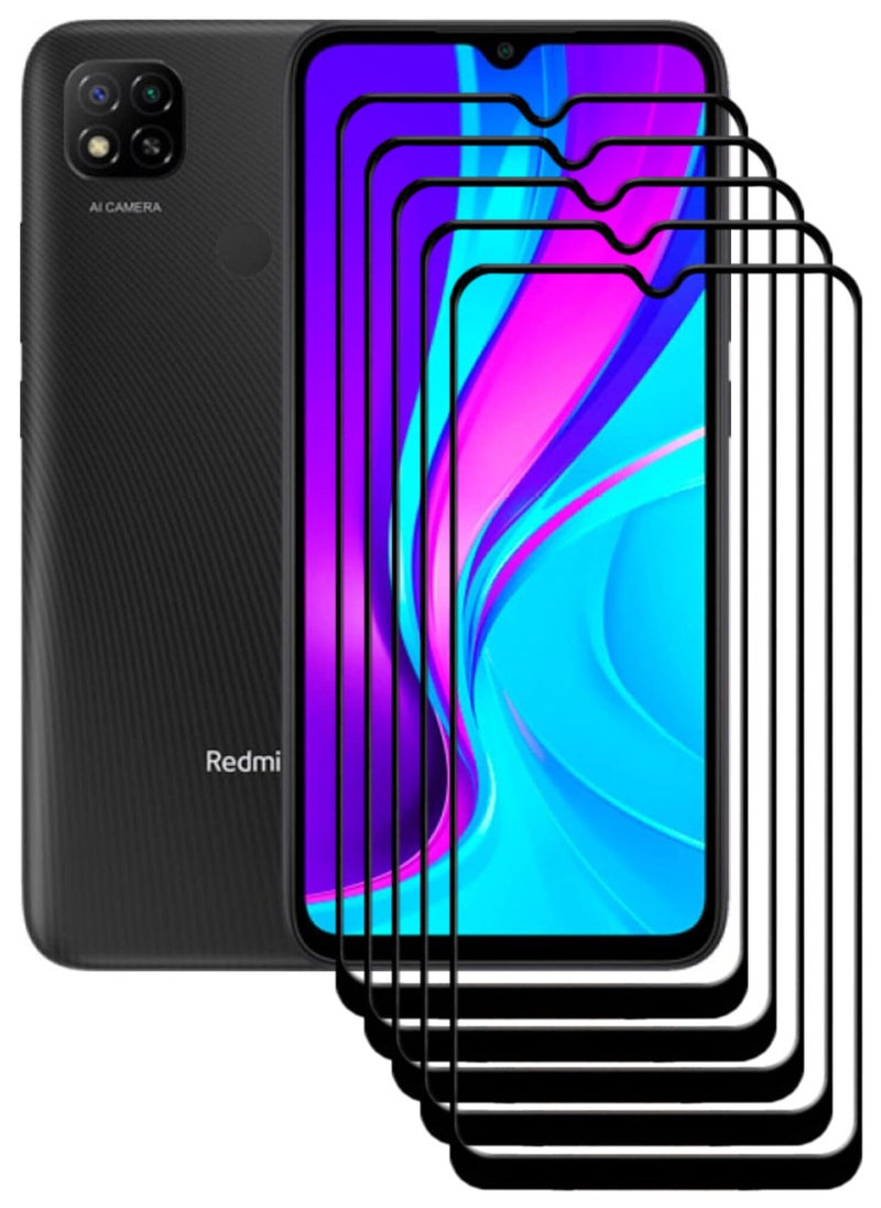 ACLIX 5 Pieces Antistatic ESD Dustproof Premium Quality High Definition Tempered Glass Screen Protector Designed For Xiaomi Redmi 9C - Image 1