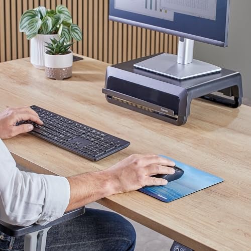 Fellowes Recycled Optical Mousepad, Blue Ocean (5903901) - Image 3