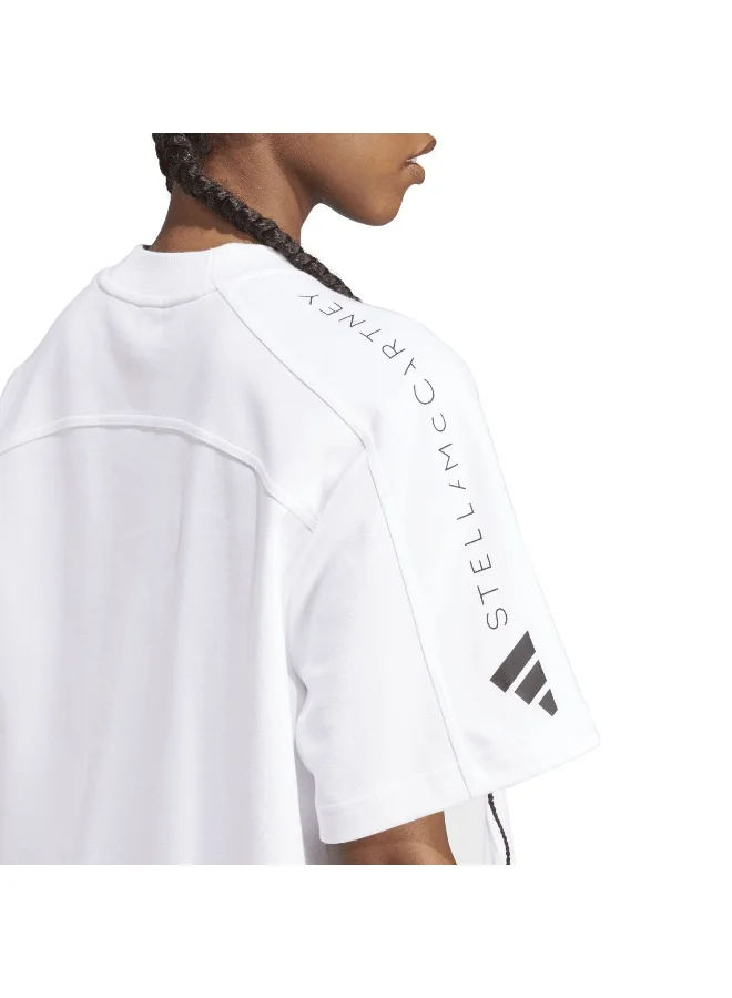 Adidas Asmc Logo Tee White Training T-Shirts For Women 2Xs
