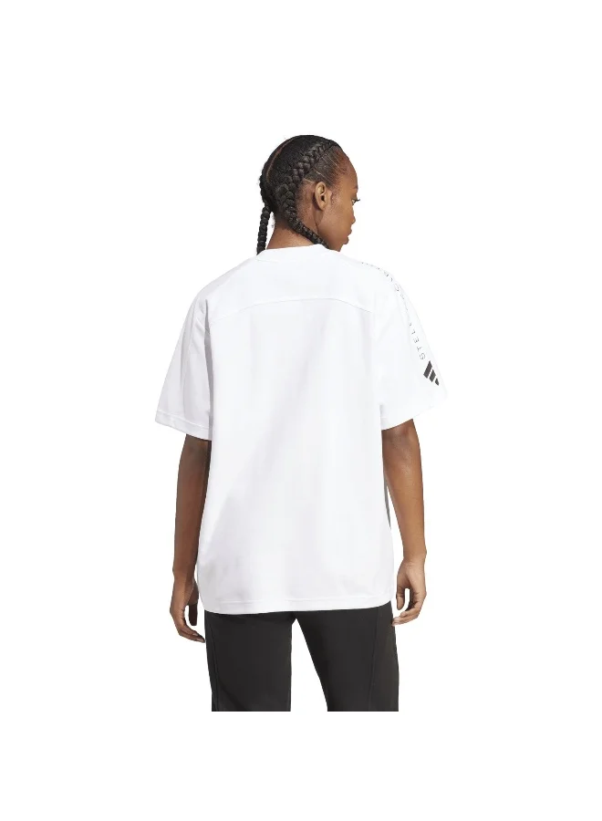 Adidas Asmc Logo Tee White Training T-Shirts For Women 2Xs
