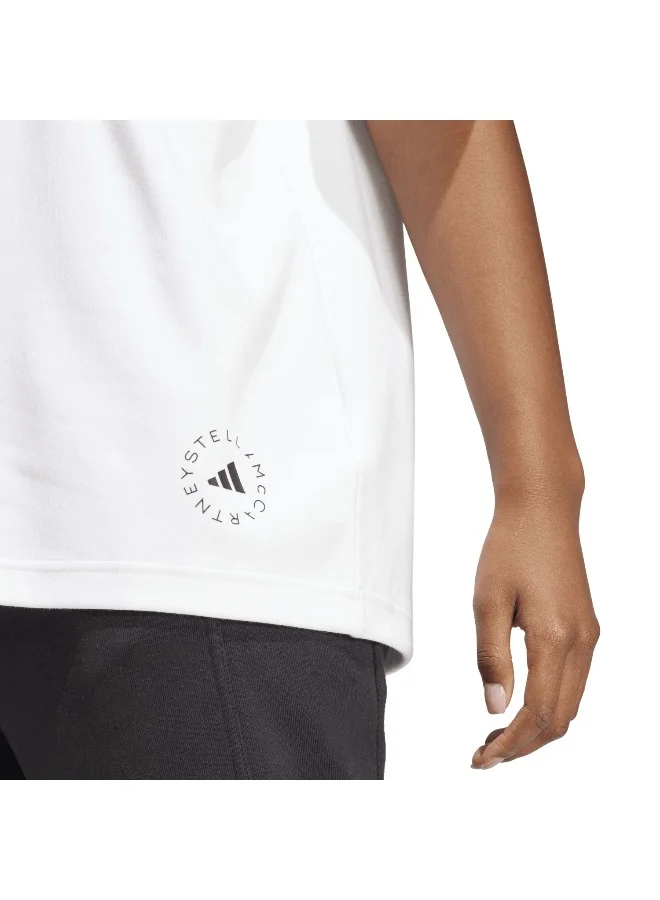Adidas Asmc Logo Tee White Training T-Shirts For Women 2Xs