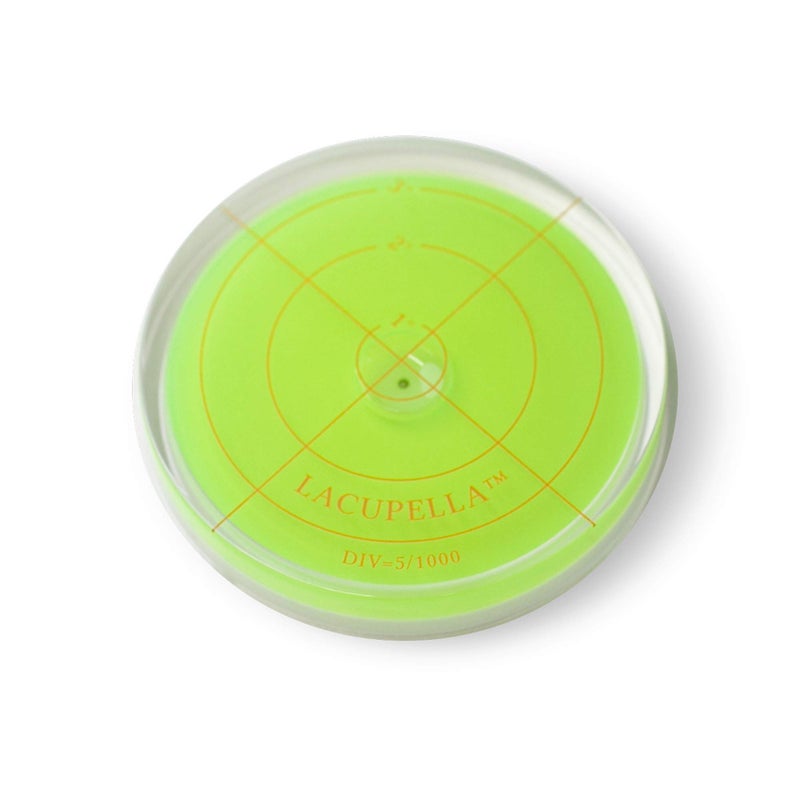 Lacupella Round Bubble Level For Use With Buttercream Acrylic Disk To Achieve Perfectly Level Tiered Cake Design In All Direction 235 60mm Diameter
