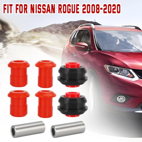 Foruly Front Subframe Bushing Kit Engine Cradle Front Subframe Bushing Bushing Kit for Nissan Rogue 2008-2020 Replace 54466-JD000 54467-BR00A - Image 2