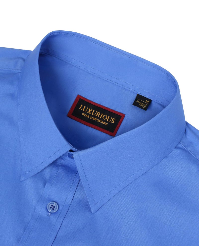 Lion Nardo Cotton Mens Dress Shirts Long Sleeve Big and Tall Dress Shirts for Men Wrinkle Free Button Down Shirts Regular Fit - Image 4