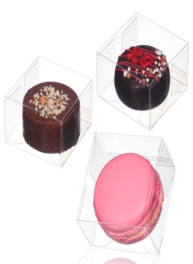 علب هدايا صغيرة من TEMLQPACK، ٥٠ علبة، مقاس ٢٫١٧ × ٢٫١٧ × ١٫٣٨ بوصة، لحفظ أوريو المغطى بالشوكولاتة، والماكارون، والبراوني، والسمورز، والحلوى. مثالية لحفلات الزفاف، وحفلات توديع العزوبية، وأعياد الميلاد. - Image 1