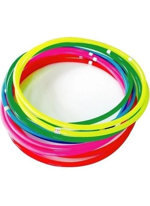BarkoFix 10Pcs 50cm Colorful Kindergarten Children's Gymnastics Hoop Educational Exercise Hoop