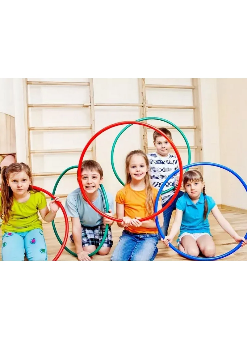 BarkoFix 10Pcs 50cm Colorful Kindergarten Children's Gymnastics Hoop Educational Exercise Hoop