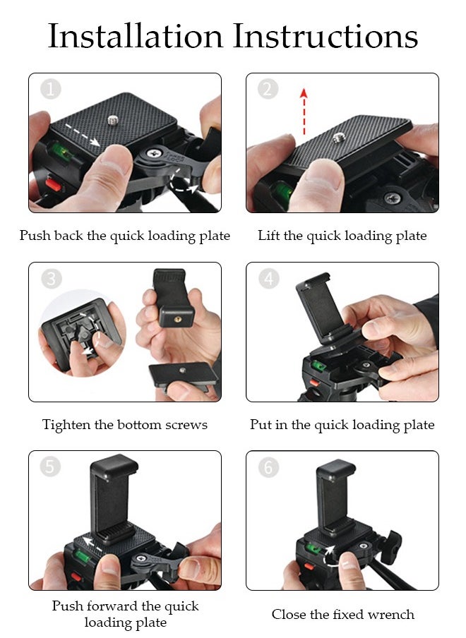 DUNISO - Tripod Stand Extendable Phone Tripod Stand with Portable Pouch, Portable Phone Tripod Stand, Phone Mount for iPhone＆ Android Phone Gopros DSLR Cameras - Image 1