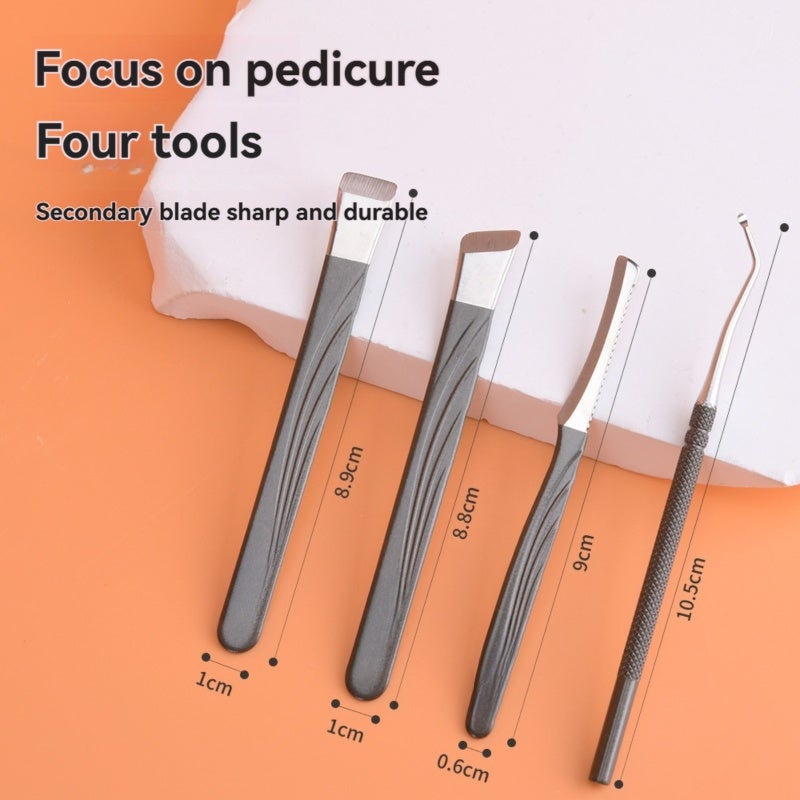 Nail Clippers Set: White Compact Storage Design Sharp Blades - Reliable Texture Personal Grooming Kit for Home Outdoor Daily Nail Care - Image 3