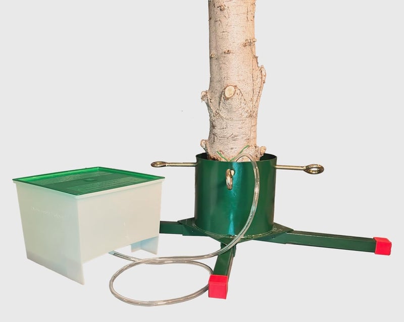 LEVGO HOME Automatic Christmas Tree Watering System (+ Tree Sap Remover) | Reduce Needle Loss | Never Have a Dry Stand | Evergreen Helper® | US Patent 12,102,249 - Image 4