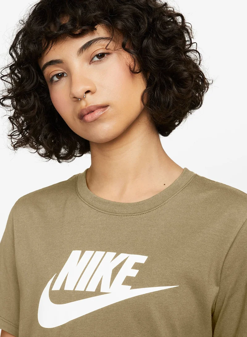 Nike parachute beige Nsw Club Icon Futura T-Shirt for Women | Best Price UAE